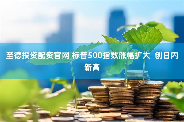 至德投资配资官网 标普500指数涨幅扩大  创日内新高
